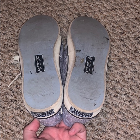 good condition sequin sperrys! - Picture 2 of 2